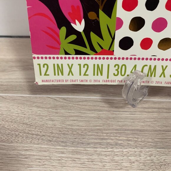 Craft Smith "Bella Flora" 12x12 Paperpad 48 Sheets Florals Cardstock - Picture 3 of 16